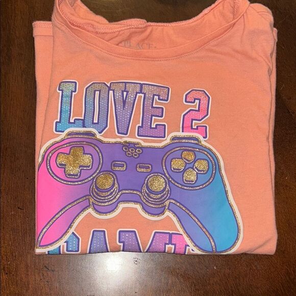 The Children's Place Orange and Purple Short Sleeve Tee - Picture 4 of 4